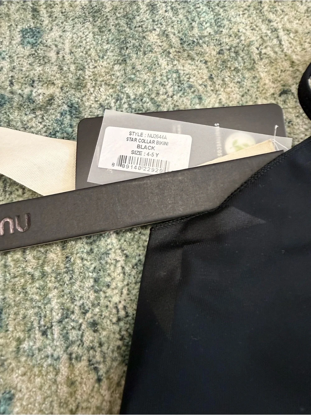New Nununu 4/5 black Tankini